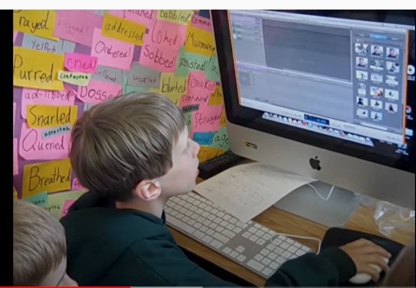Elementary School example of digital storytelling - video
